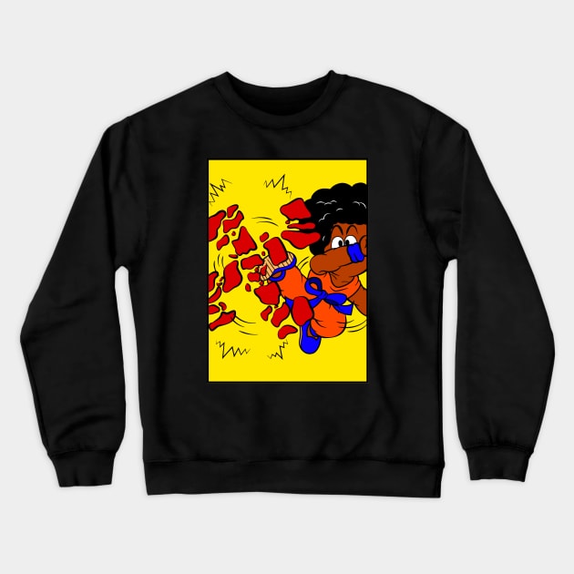 The Good Fight Crewneck Sweatshirt by The Art of Dougie